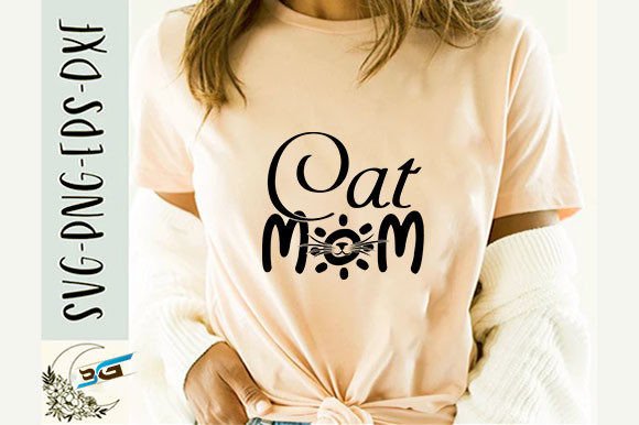 Cat Mom Graphics for Trending T-Shirt Designs