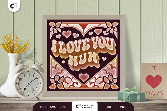 Groovy Mamma 3D SVG for Holidays & Blog Graphics