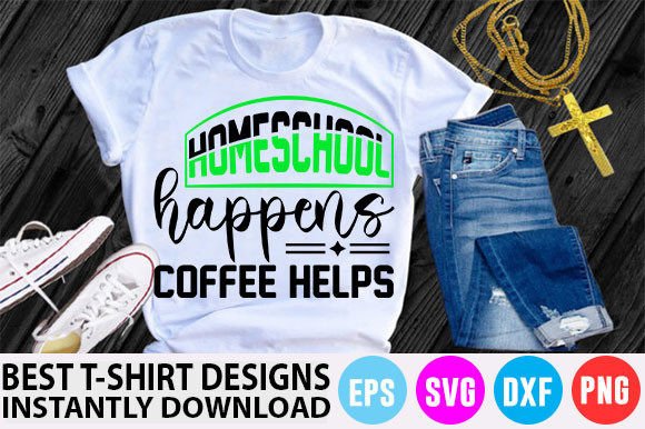 Homeschool Mom T-Shirt Design: Graphics for T-Shirt Designs