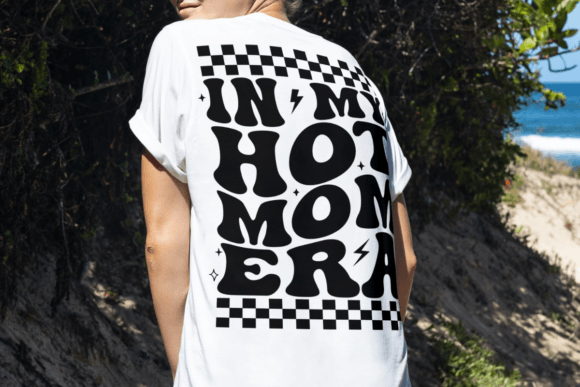 In My Hot Mom Era 2024 Senior: Graphics for T-Shirt Designs