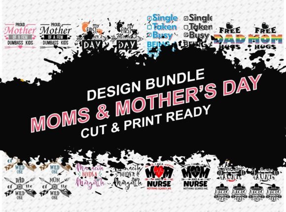 Mom Mother's Day Graphics for T-Shirt Designs