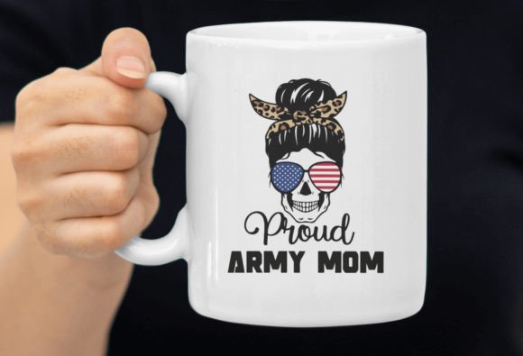 Proud Army Mom SVG: Graphics for T-Shirt Designs