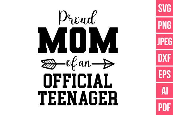 Proud Mom SVG: Fresh Graphics & Illustrations