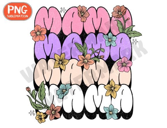 Retro Mom Graphics for T-Shirt Designs & More
